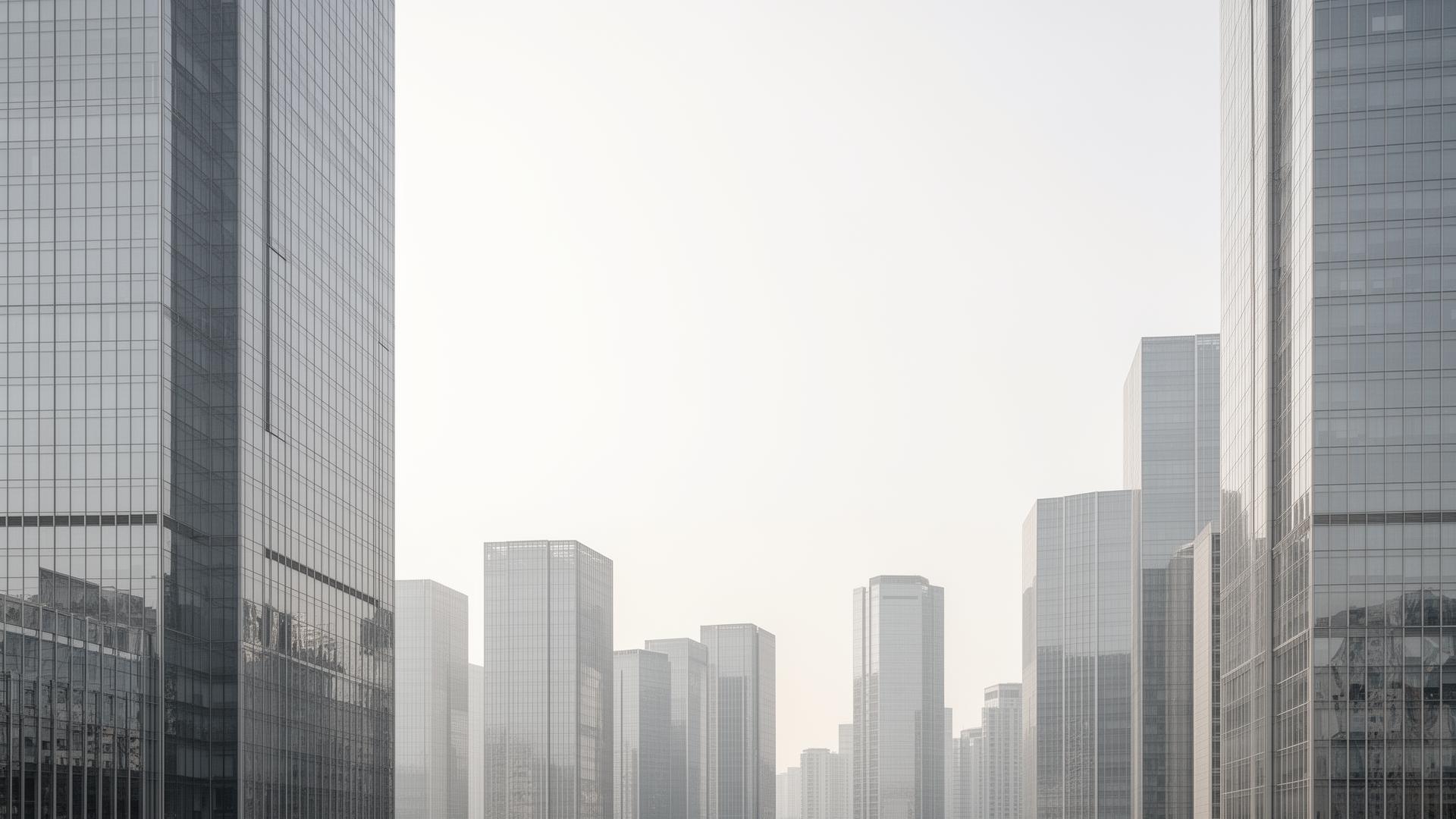 Arquitectura moderna de Seúl: torres de acero y cristal bajo cielo claro